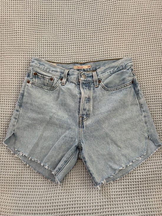Levi's Pants - Levi's Light Blue High-Rise Denim Cutoff Shorts